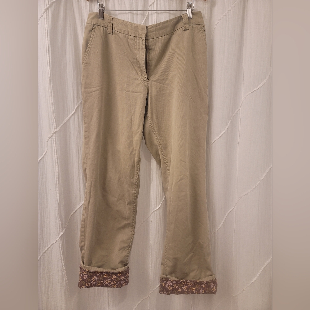 J Crew Flannel Lined Pants